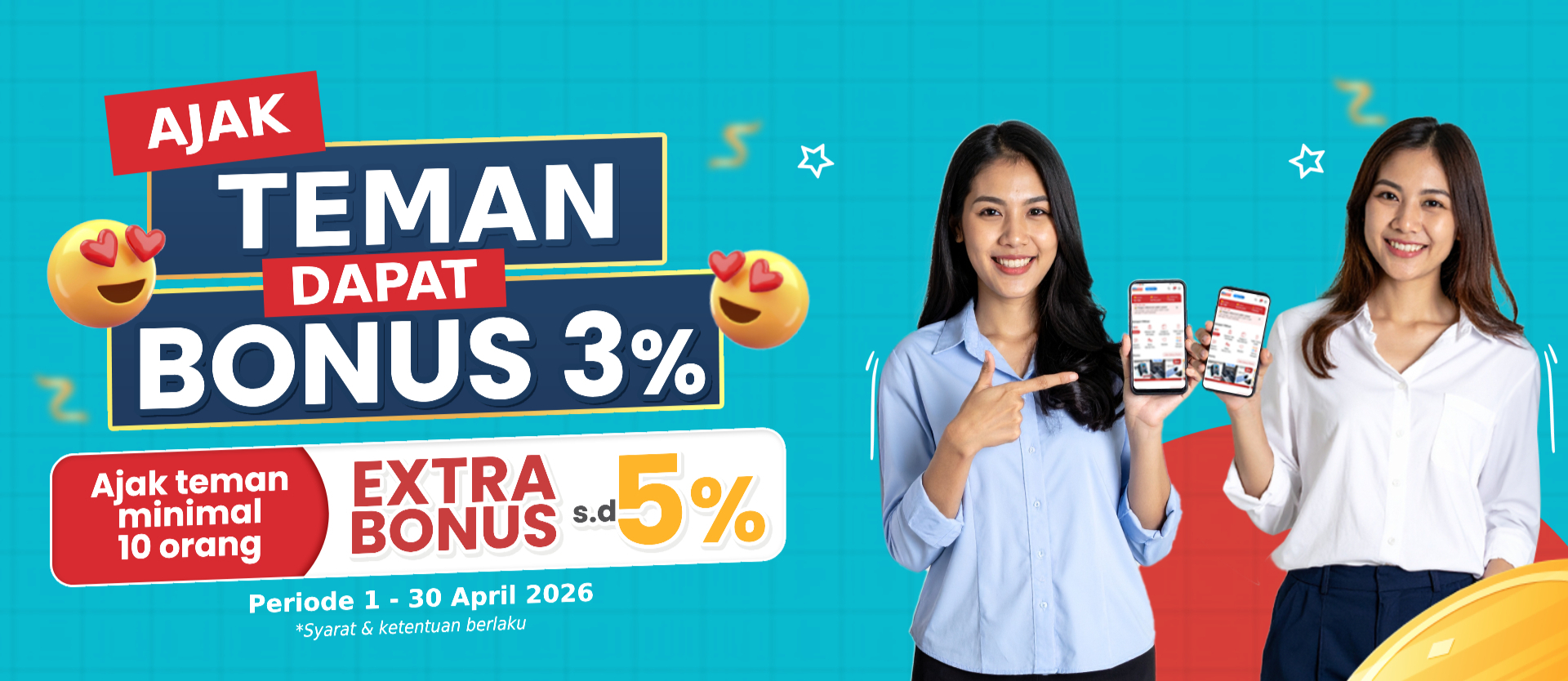 Ajak Teman Gabung Alfamind, Dapatkan Bonus Hingga 5%