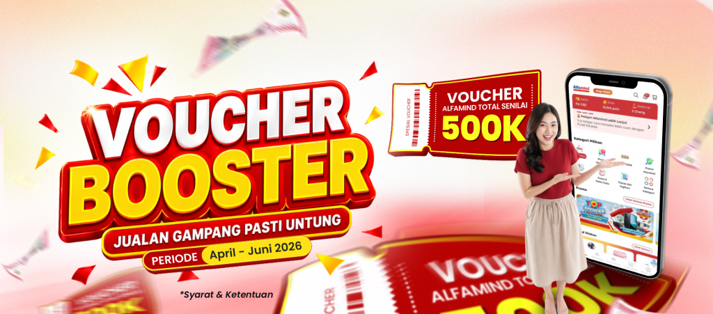 Dapatkan bonus hingga 500 ribu Rupiah dari penjualan online